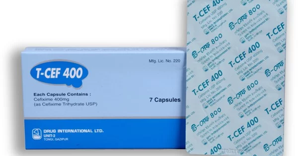 Capsule T-Cef 400mg (7 Pcs)